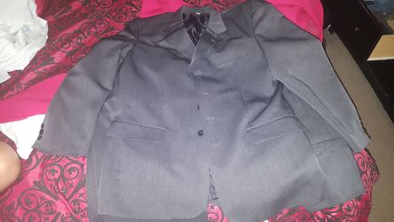 Men's 3 piece suit charcoal color