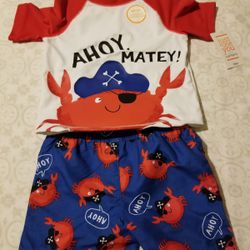 Infant Boy 2 Piece Swimwear Size 18 Month