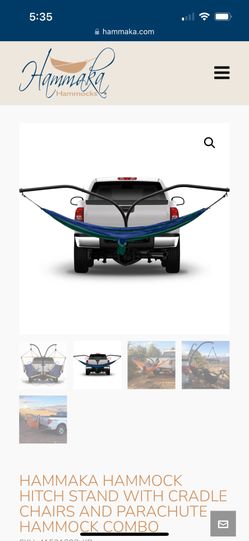 Hammock Hitch Stand With Hammock Chairs