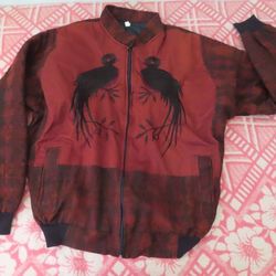 Womens Vintage Guatemalan Jacket Embroidered Birds art to wear Lpre-owned in excellent shape-gently worn & cared for

Womens Vintage Guatemalan Jacket