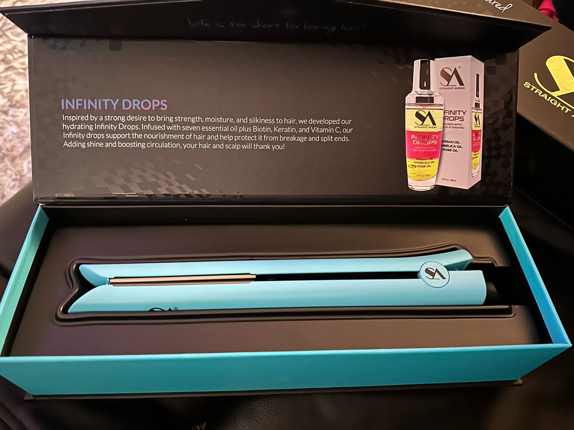 Straight Ahead Infrared Flat Iron (Teal)