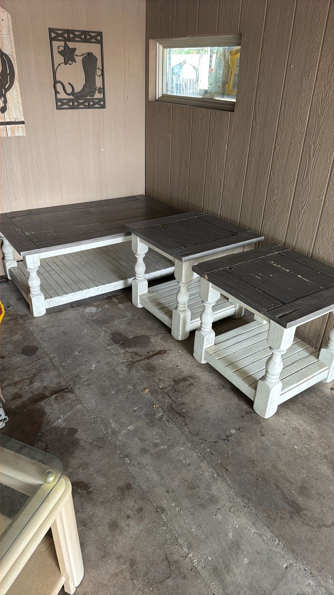 Coffee Table And End Tables 