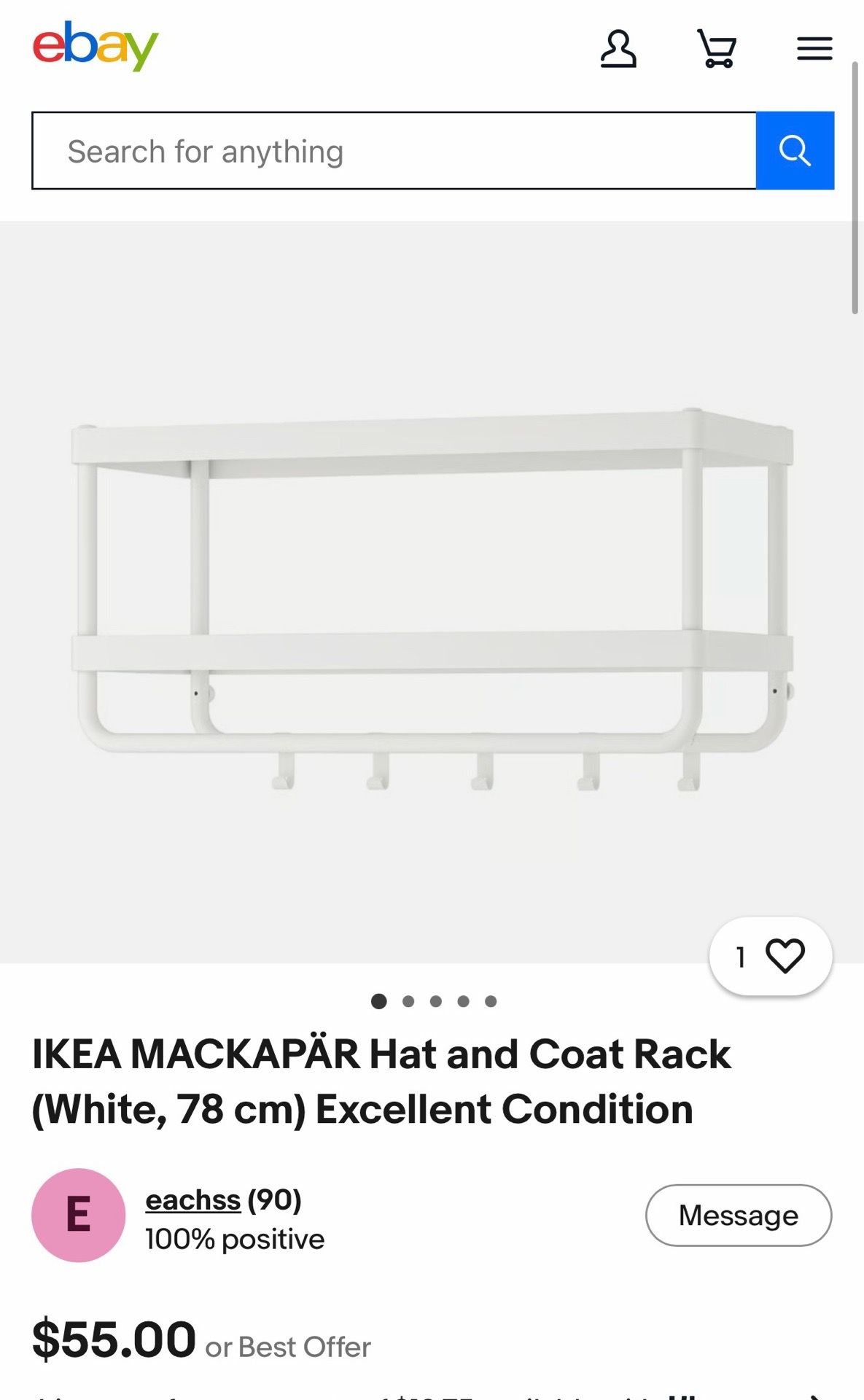 IKEA shelf and floating rack