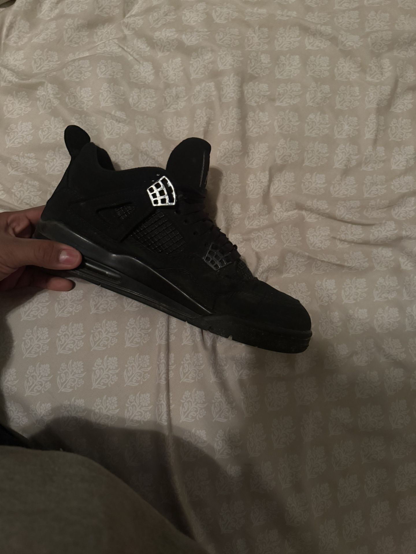 Jordan Four Black Cats. Size 9.5