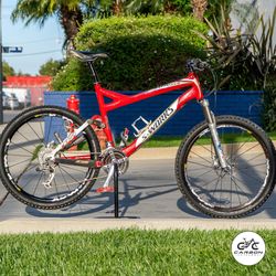 Large Specialized S-Works Epic FSR 26” Full Suspension Mountain Bike