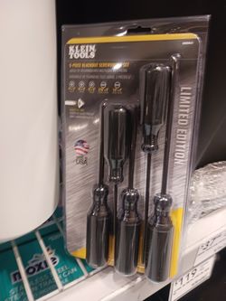Klein 5 Piece Black Out Tool Set