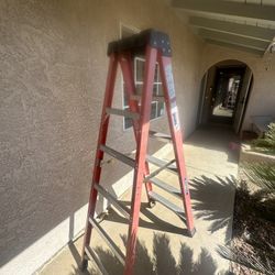 WERNER Stepladder: 6 ft Ladder