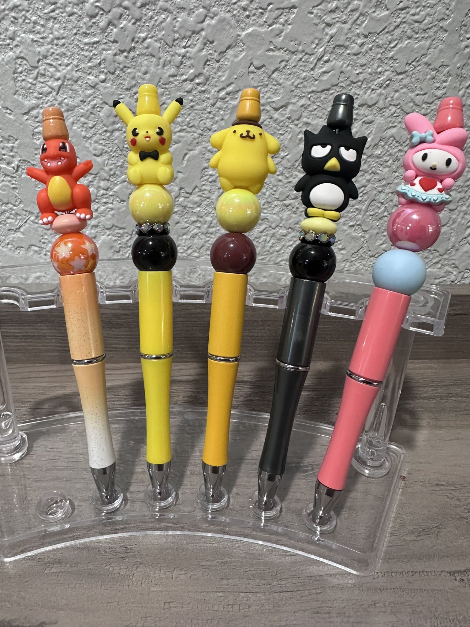 Pokemon & Sanrio Beaded Pens 