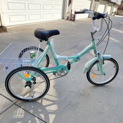 Brand New Folding 3 Wheeler Tricycle  Adult Small 