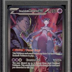 2025 P0kemon Rockete Metwo Psa10