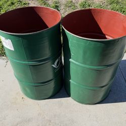 Open Top 55 gallon metal Drums $35 each