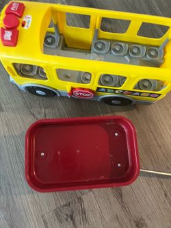 School bus and wagon