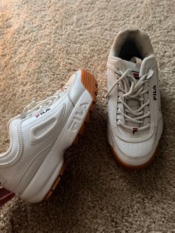 Fila Disruptor White Gum Sole Sneakers