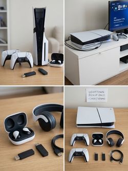 What’s Included: PlayStation 5 Pro Console (Includes original power cable, HDMI 2.1 cable, and USB charging cable) 2x Official DualSense Wireless Cont