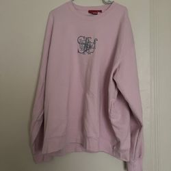 Pink Supreme Crew Neck Sweater