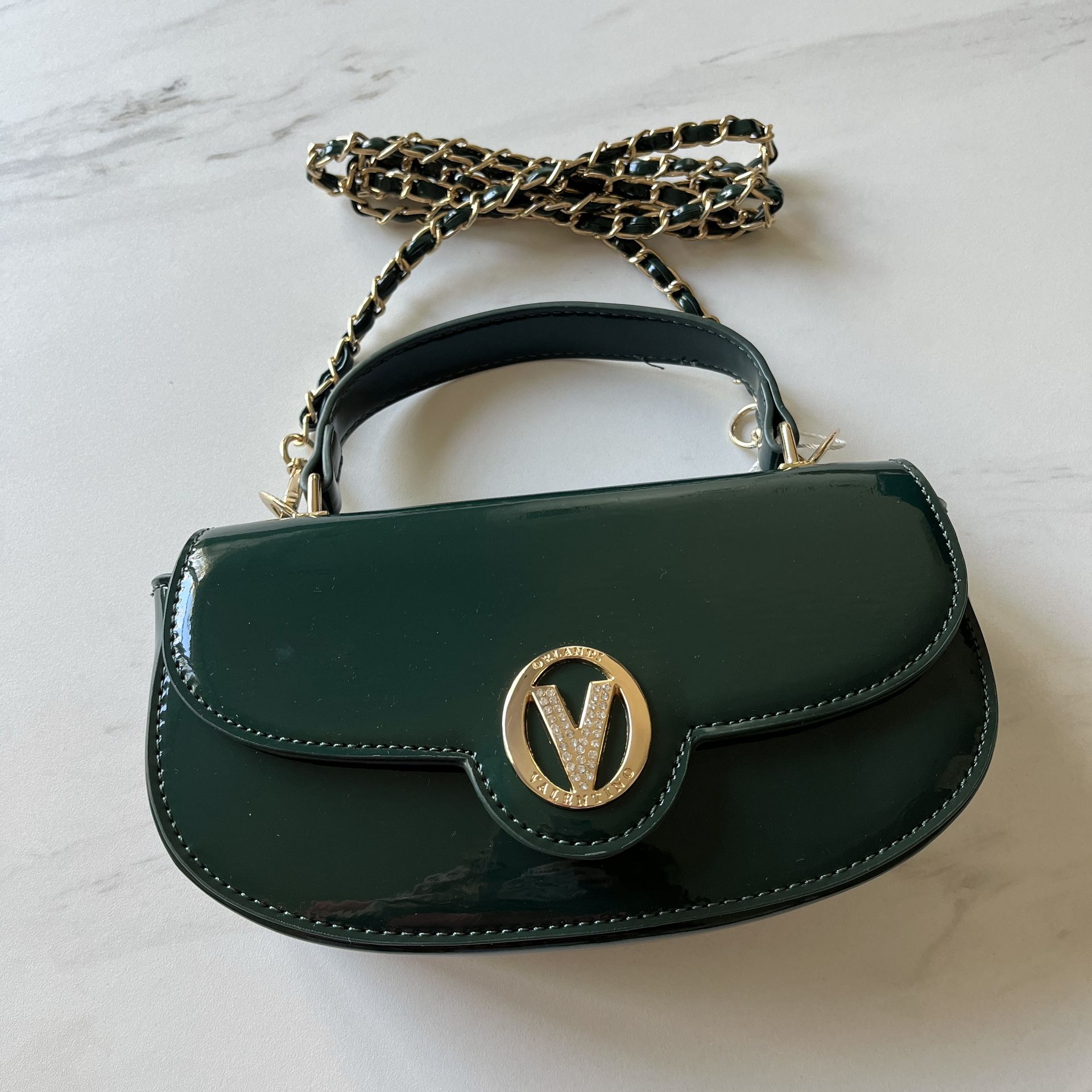 Valentino Orlandi Green Evening Bag