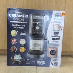 NINJA CREAMI XL DELUXE 11-IN-1 ICE CREAM & FROZEN TREAT MAKER