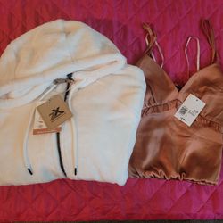 Lot of 2 New With Tag Size L. Total Value $77