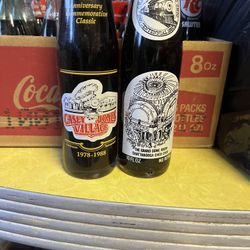 Chattanooga choo-choo and  Casey’s general store train Coca Cola Bottles