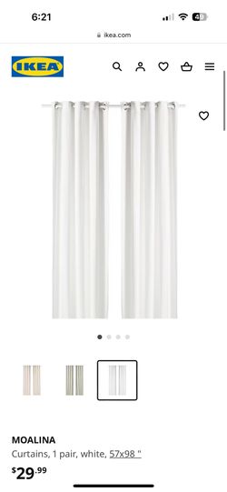 IKEA Curtains 