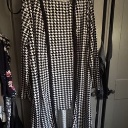 SHEIN Set 1X Pants And Cardigan 