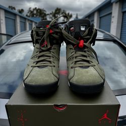 Jordan 6 Travis Scott Olive