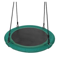 Members Mark 40” Outdoor Saucer Swing Includes 2 Caribiners And 40” Tree Strap Brand New