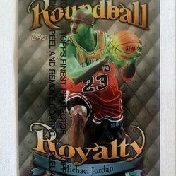 💥MICHAEL JORDAN 1998-99 TOPPS *ROUNDBALL ROYALTY* w/ COATING (NM-MT or BETTER)💥