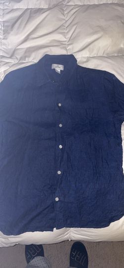 Navy Blue Short Sleeve Shirt