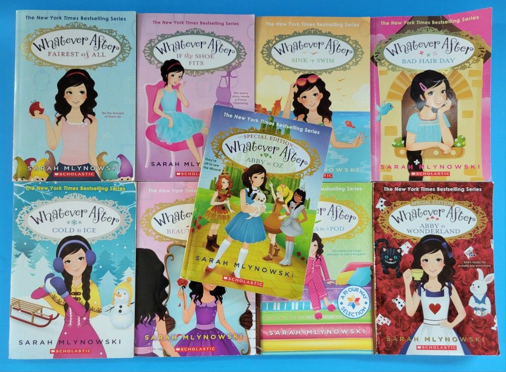 WHATEVER AFTER LOT OF GIRLS FAIRY TALES BOOKS #1-11 SPECIAL EDITIONS SARAH MLYNOWSKI