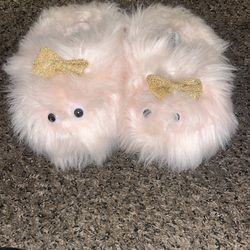 Used Pink Steve Madden Girl Slippers 