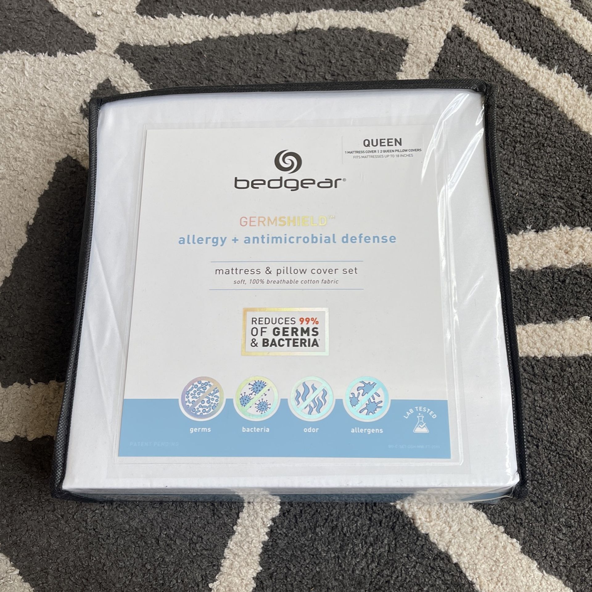 New In Box Germshield Mattress & Pillow Covers
