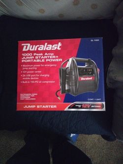 Duralast 1000 Jump Starter Portable Power