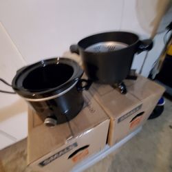 Fry Daddy Jr And Small Crock Pot