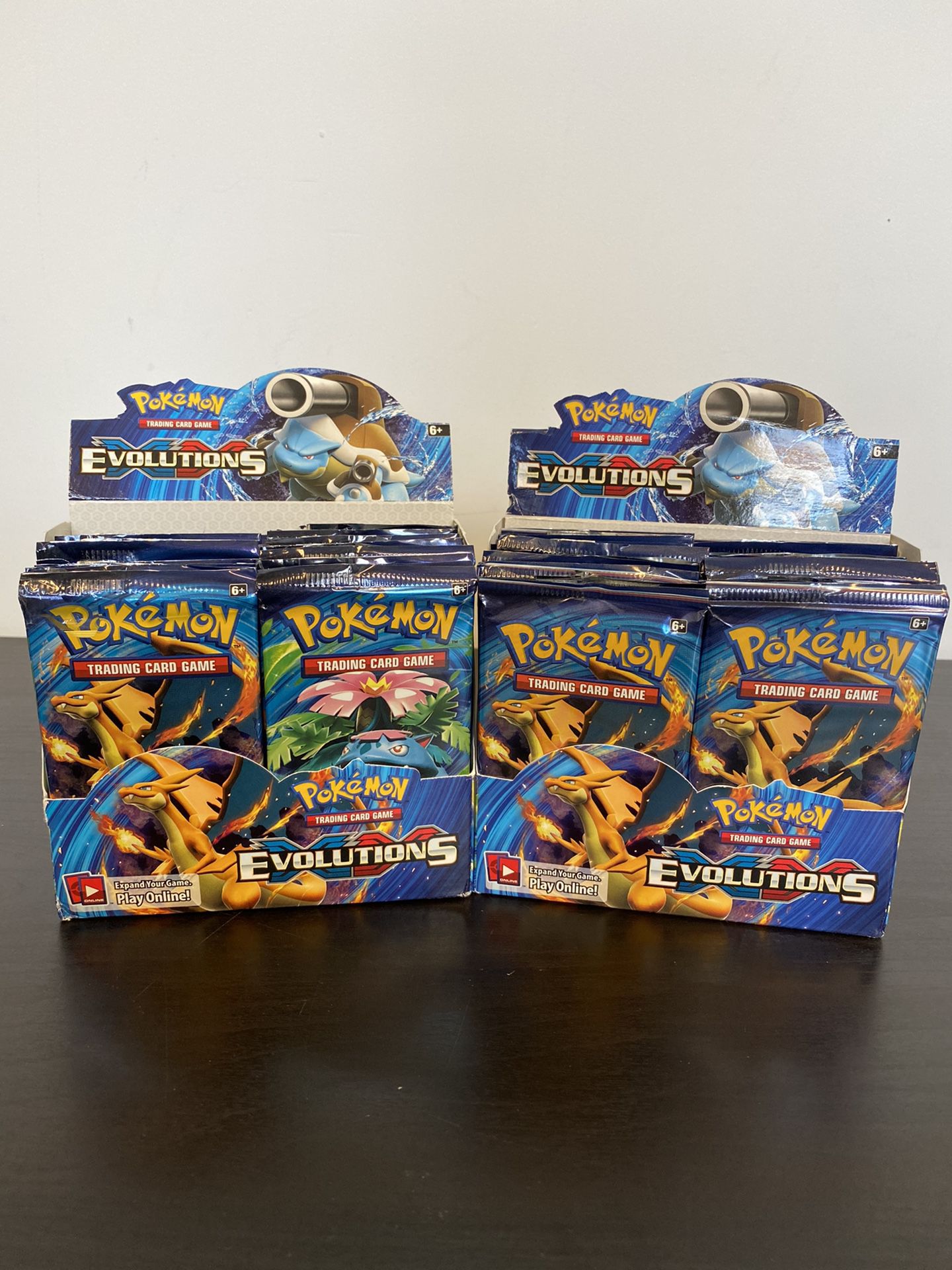Opened XY Evolutions Booster Packs