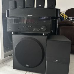 Bose Yamaha Sound Entertainment system w Polk 10” Subwoofer 