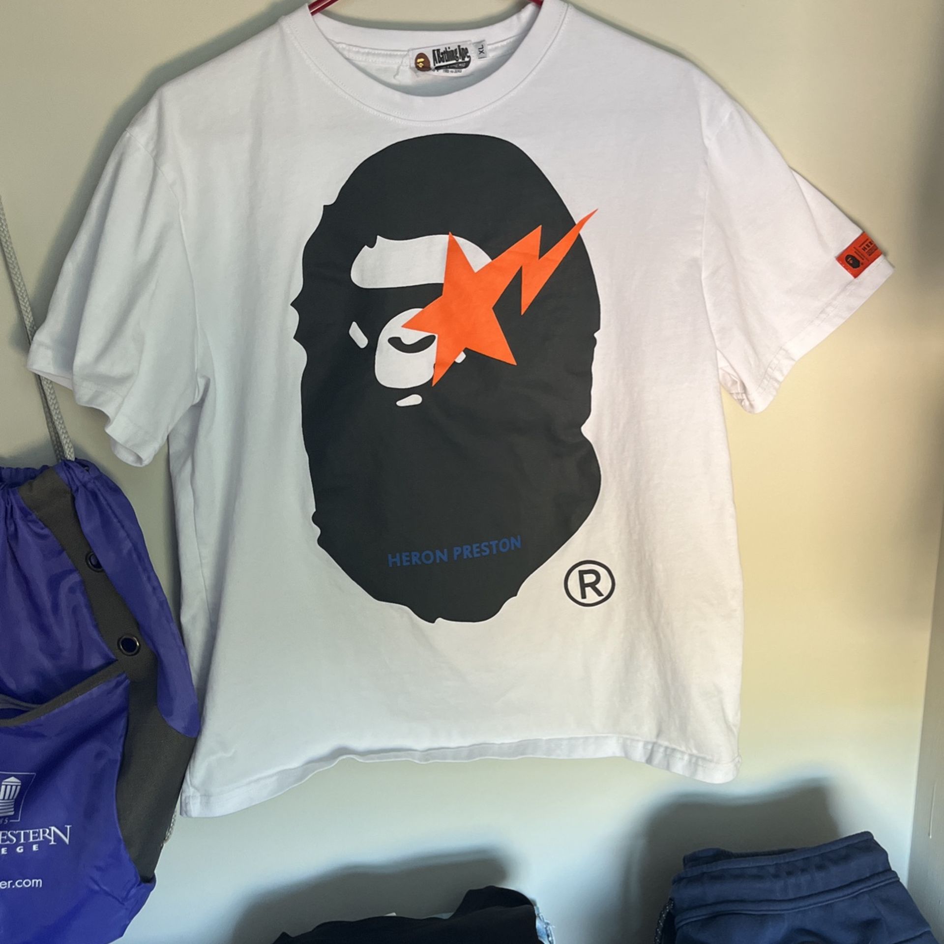Bape x Heron Preston graphic Shirt