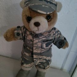  FEMALE,ARMY- TEDDY BEAR IN UNIFORM-  PICK ⛏️ UP ONLY