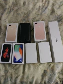 Boxs of iPhone and watch