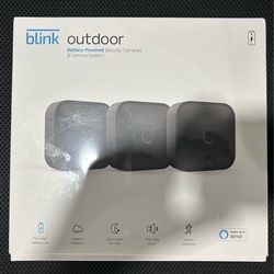3 Pack Blink outdoor cameras