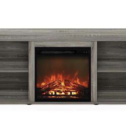 Entertainment Center W/ Fireplace 