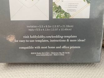 Wedding Invitation 2 pkgs