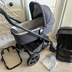 Nuna mixx Stroller And Nuna Mixx Bassinet Bundle 