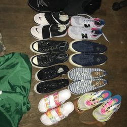 Different name brand shoes some brand new