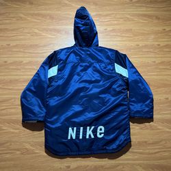 Vintage Y2K Nike Puffer Windbreaker Jacket  Size L/M
