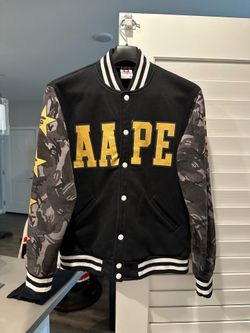 AAPE Varsity Jacket Men Size M • RARE •