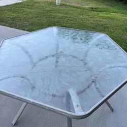 Patio table 