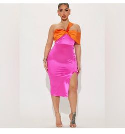 Large midi dress
