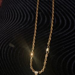 925 14K over Sterling silver                           *NOT REAL GOLD*