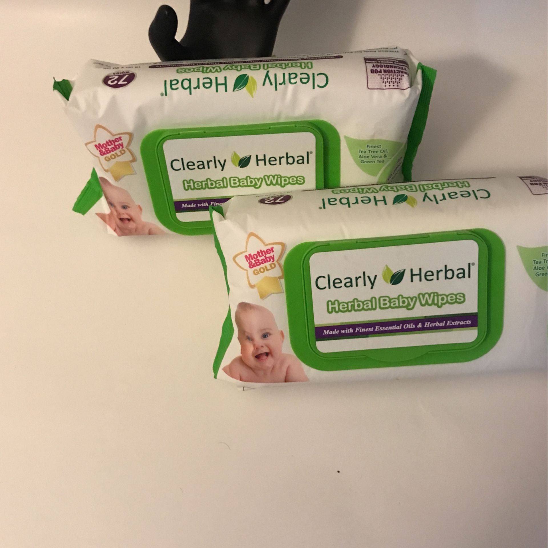Clearly Herbal Baby Wipes 72 Count